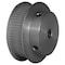 B&B Manufacturing 60-2P09-6FA3, Timing Pulley, Aluminum, Clear Anodized,  60-2P09-6FA3 - alternate 2